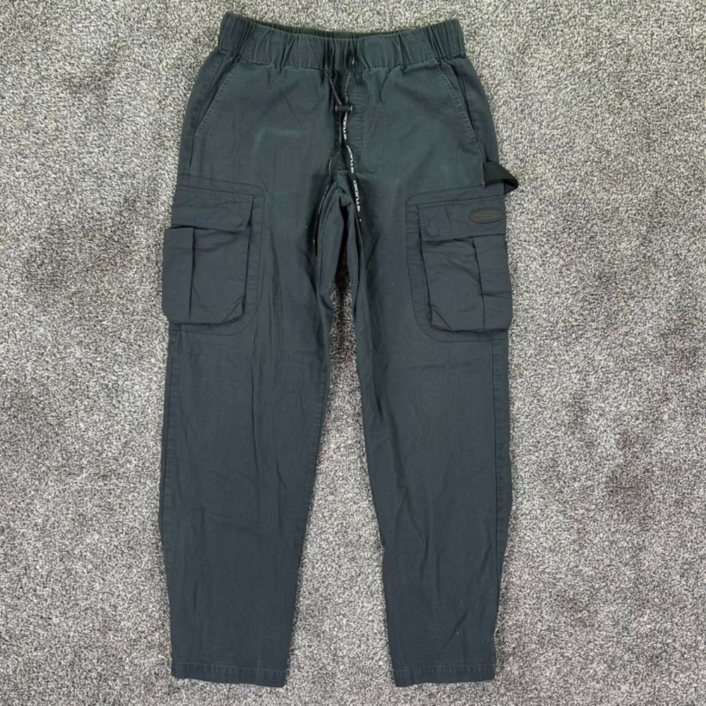 Studio Cargo Jogger Ripstop Pants Dark Grey‎ Mens Small Workwear Casual Workout
